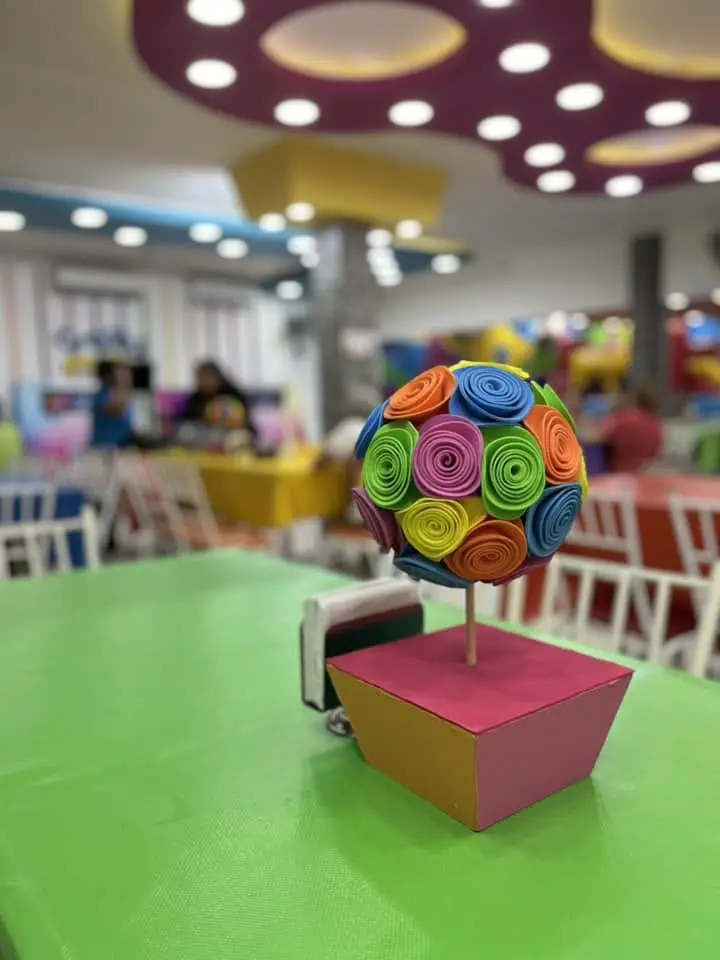Centros de mesa de foami